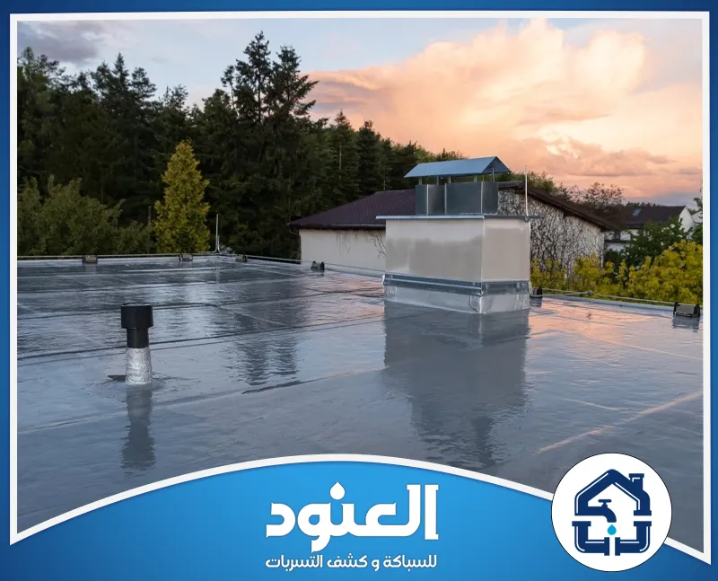 اجعل سطحك أكثر أمانا مع عزل مائي متقن يمنع التسرب ويحافظ على المبنى. توضح عزل سطح واسع بطبقة حماية مقاومة للمياه والرطوبة مع تشطيب مناسب للأسطح.